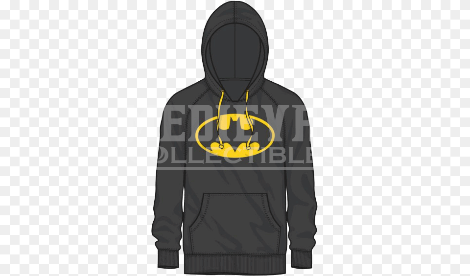Batman Logo Pullover Hoodie Hoodie, Clothing, Knitwear, Sweater, Sweatshirt Free Png