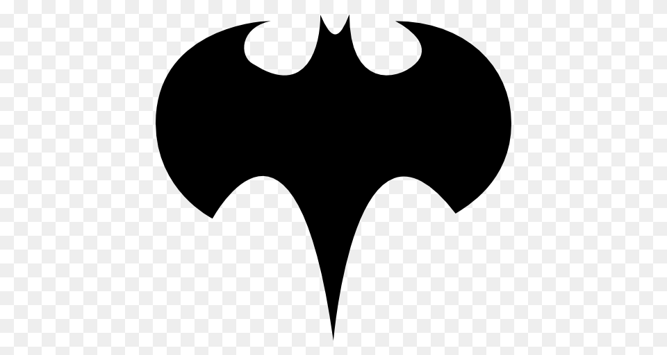 Batman Logo Silhouette, Symbol, Batman Logo, Animal, Fish Png