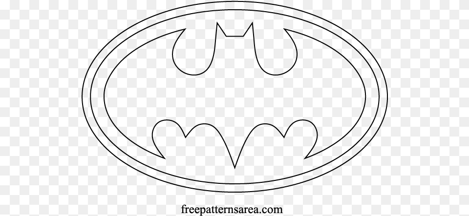 Batman Logo Symbol And Silhouette Stencil Vector Batman Logo Outline, Gray Png