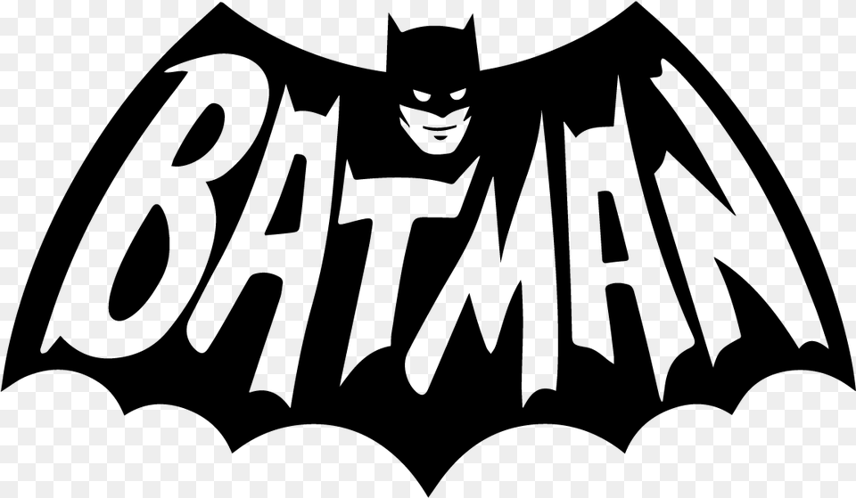 Batman Logo Vintage Retro Comic Book Vector Black Transparent Batman Log, Gray Png Image