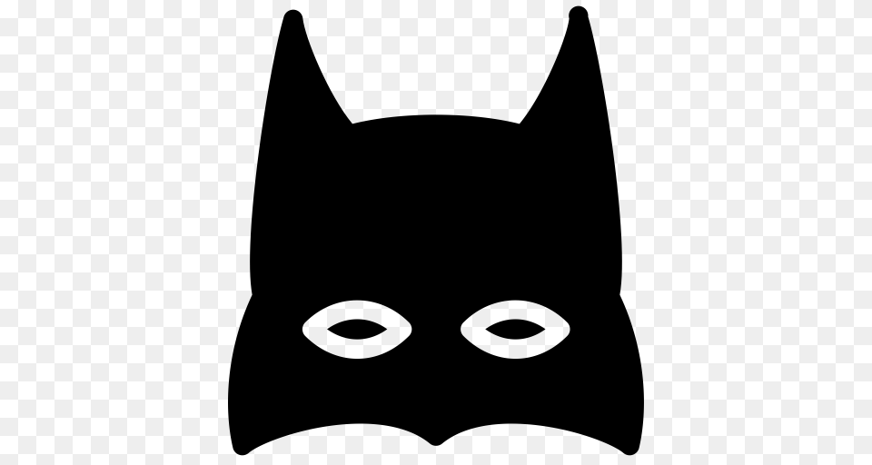 Batman Mask Batman Emoticon Icon With And Vector Format, Gray Free Transparent Png