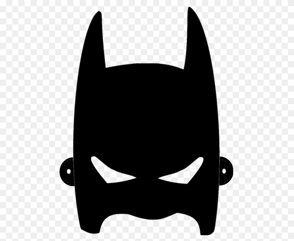 Batman Mask Clipart, Silhouette, Stencil, Animal, Fish Png Image