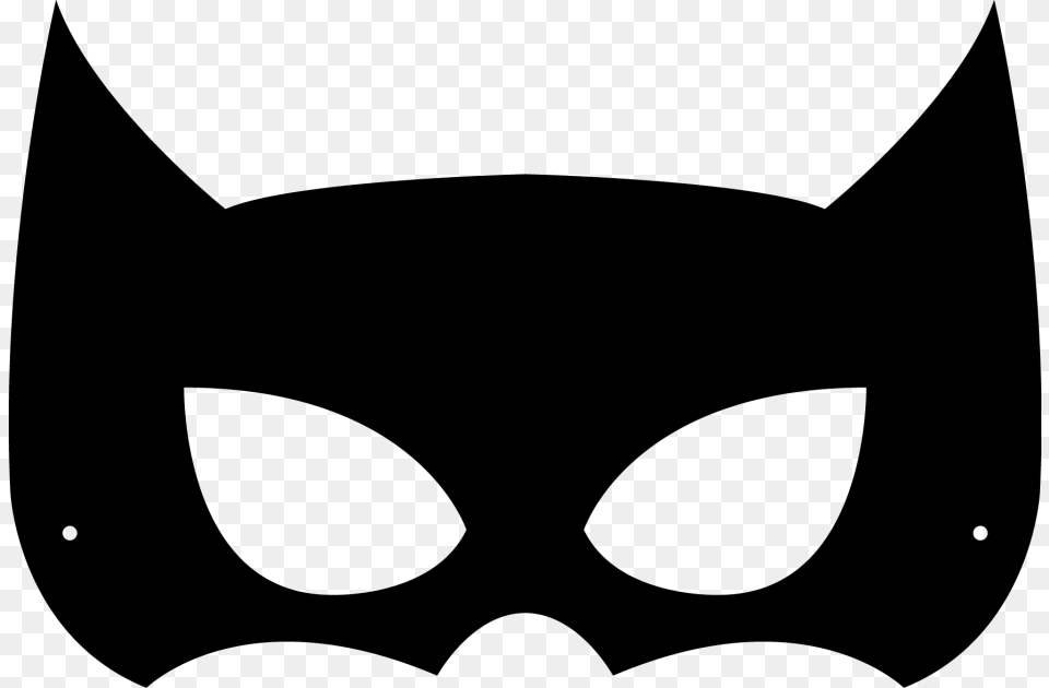 Batman Mask Coloring, Gray Png Image