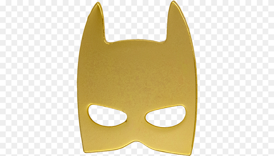 Batman Mask Pin Gold Godertme Free Png Download