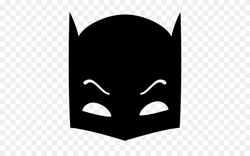 Batman Mask Rubber Stamp Stampmore, Gray Free Png