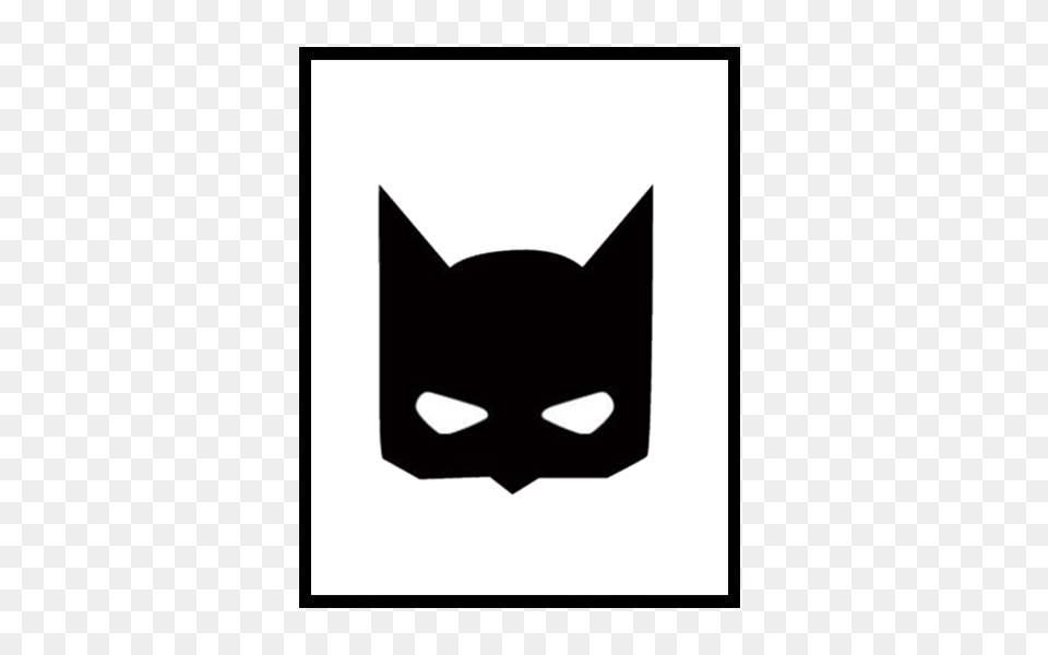 Batman Mask Wall Print Mini Sesame, Logo, Symbol Free Png