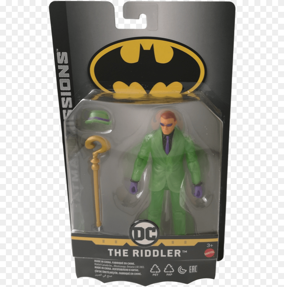 Batman Missions Riddler Figure, Clothing, Coat, Adult, Male Png