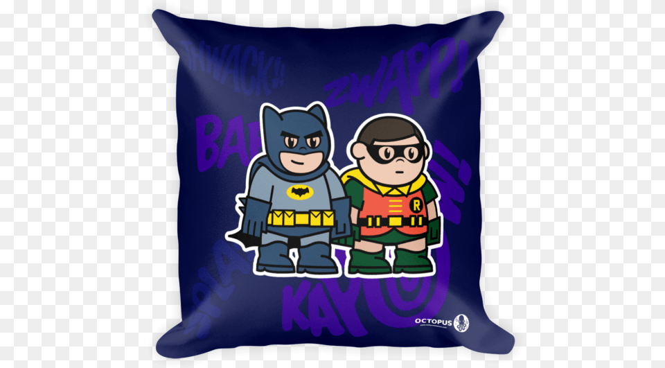 Batman N Robin Pillow Pillow, Cushion, Home Decor, Baby, Person Png