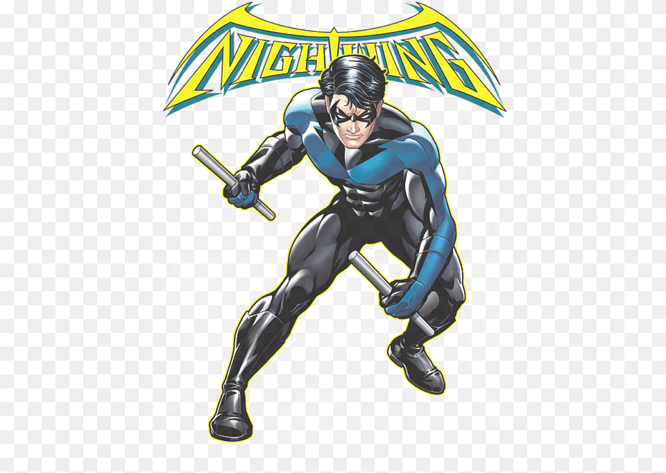 Batman Nightwing, Adult, Male, Man, Person Free Transparent Png