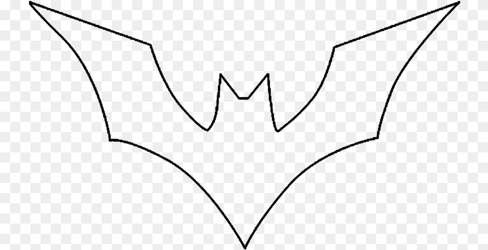 Batman Nightwing Clip Art Batman Logo Outline, Gray Png Image