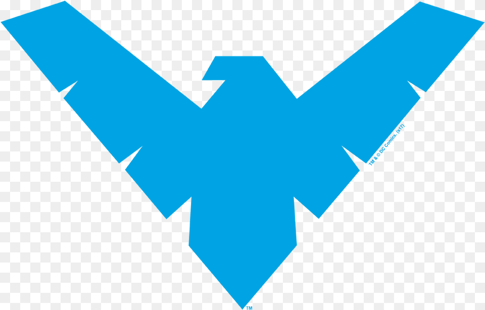 Batman Nightwing Symbol Baby Bodysuit Nightwing Logo Png Image
