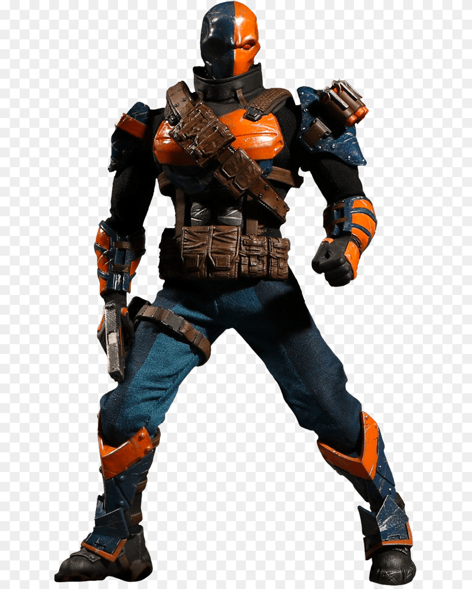 Batman One12 Collective Dc Comics Deathstroke Action Figure, Adult, Male, Man, Person Png Image
