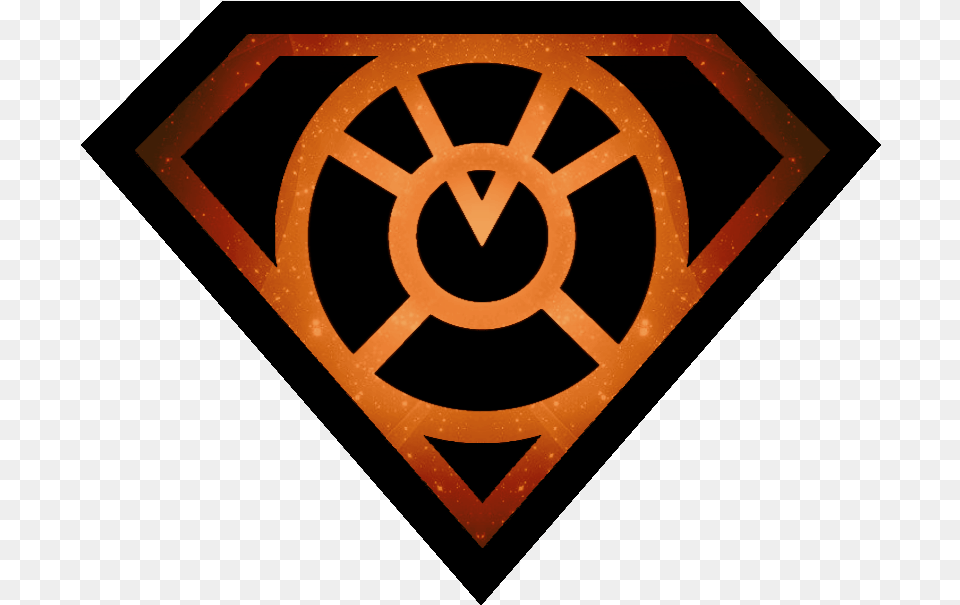 Batman Orange Lantern Logo, Emblem, Symbol Free Transparent Png