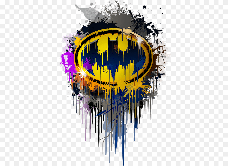 Batman Paintings, Logo, Art, Chandelier, Lamp Free Png