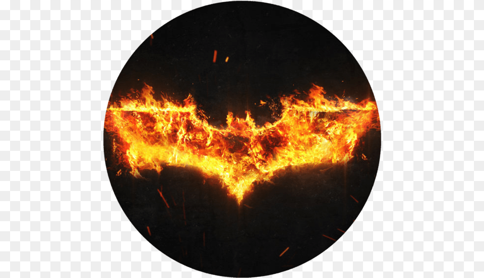 Batman Pop Grip Batman Logo Fire, Flame, Bonfire Free Transparent Png