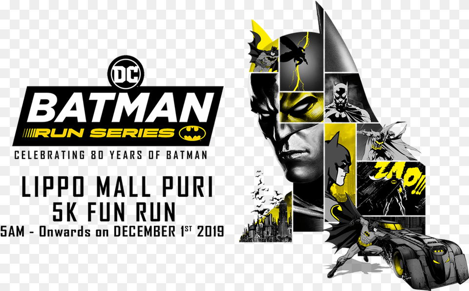 Batman Run 2019, Adult, Person, Man, Male Png Image