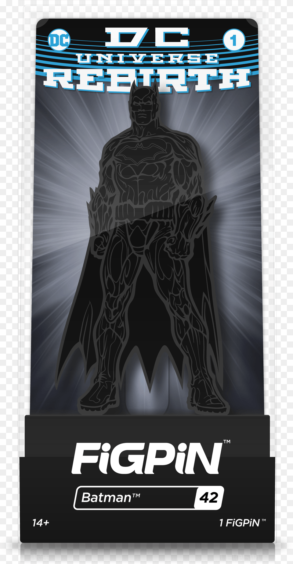 Batman Sdcc Figpin, Adult, Male, Man, Person Free Png