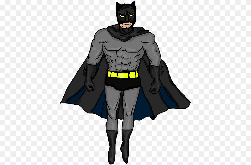 Batman Superhero Champion Strong Muscle Muscular, Adult, Male, Man, Person Png Image
