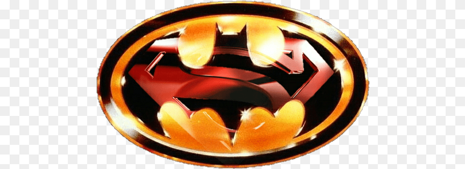 Batman Superman Logo Superman And Batman Logo, Symbol, Emblem, Ball, Disk Free Png