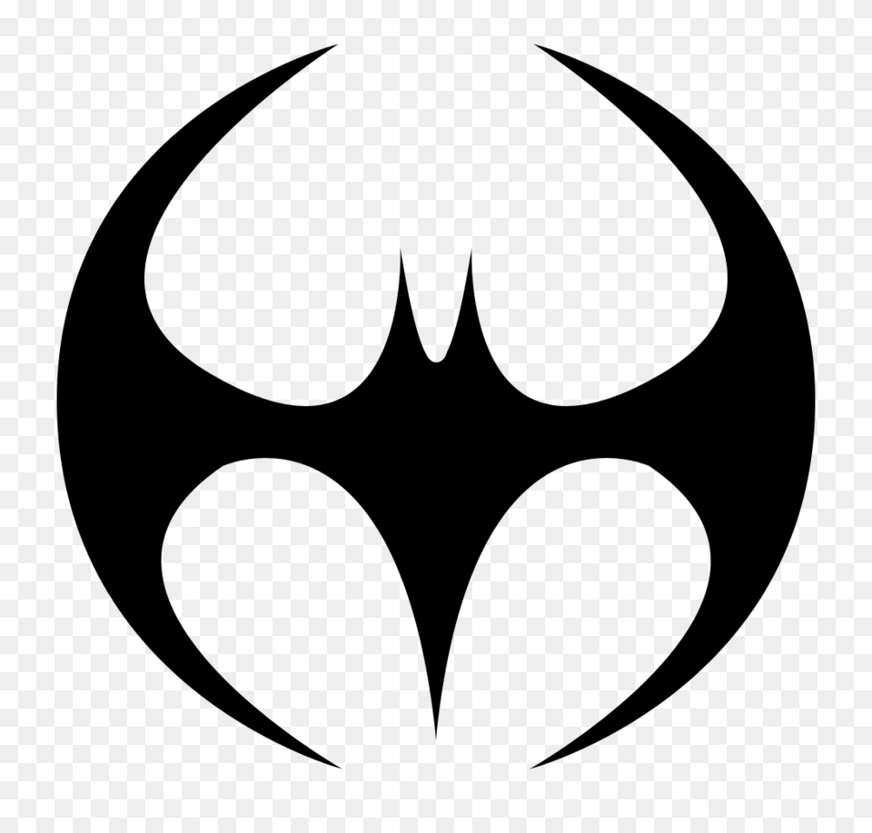Batman Symbol Coloring Pages, Gray Png
