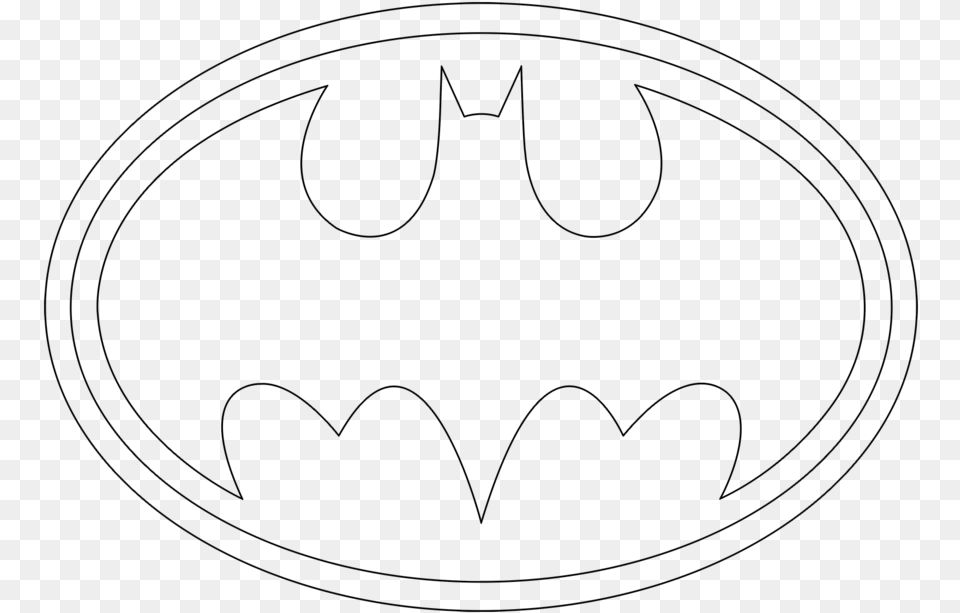 Batman Symbol Outline Free Png Download