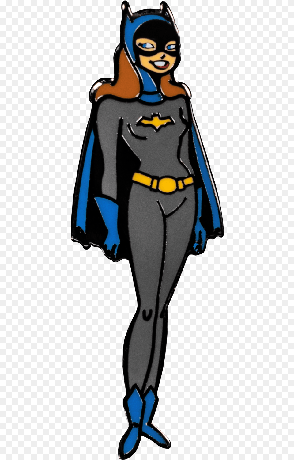 Batman The Animated Series Batgirl Enamel Pin By Ikon The Animated Series, Cape, Clothing, Adult, Female Free Png