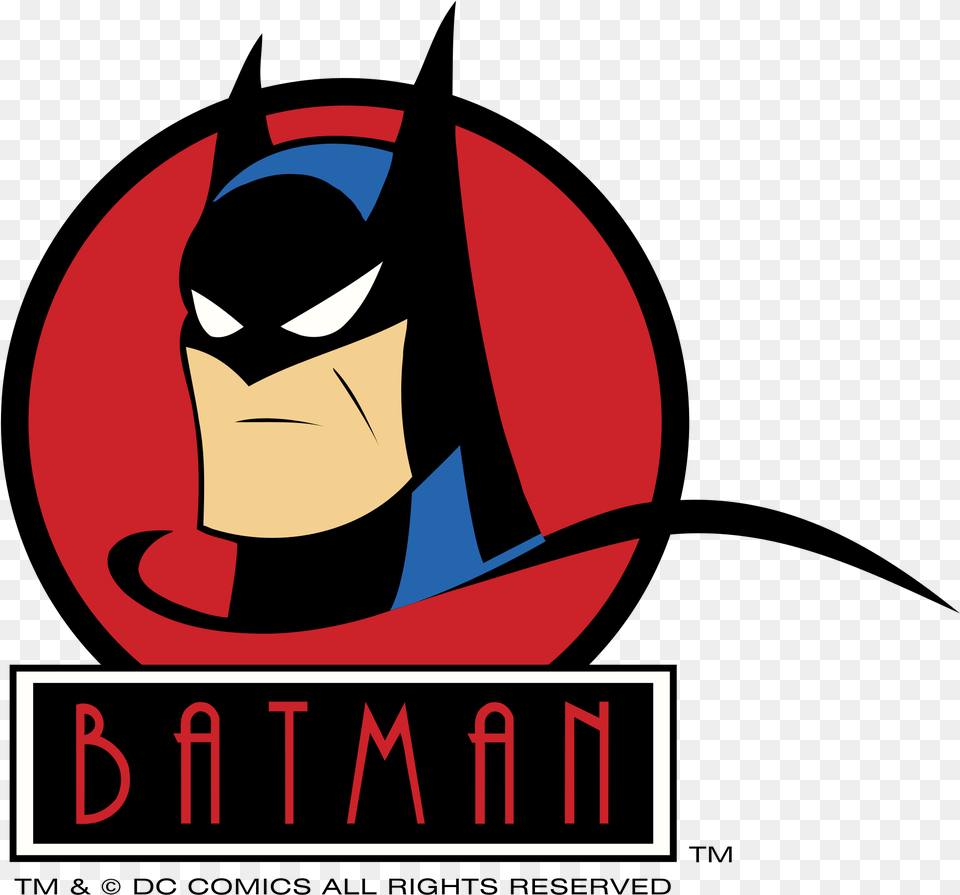 Batman The Animated Series Logo U0026 Svg Vector Black Batman Logo, Clothing, Hat, Face, Head Free Transparent Png