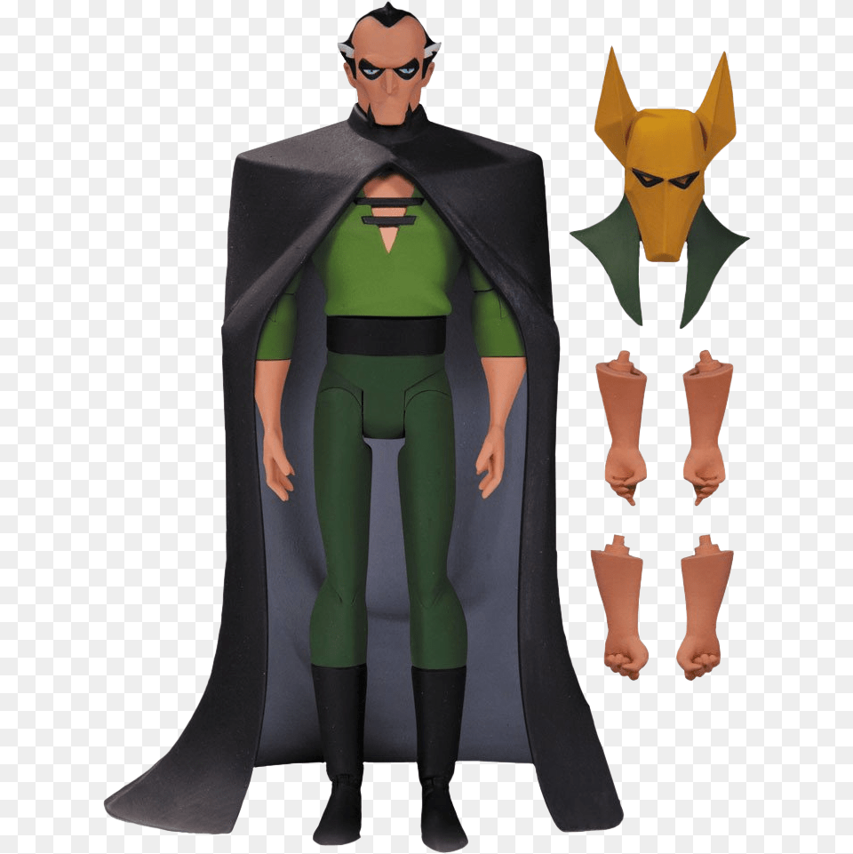 Batman The Animated Series Ra39s Al Ghul Figure, Cape, Clothing, Adult, Person Png