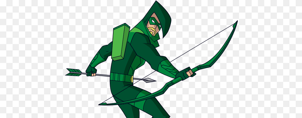 Batman Unlimited Green Arrow Clipart Batman Unlimited Green Arrow, Archer, Archery, Bow, Person Free Transparent Png