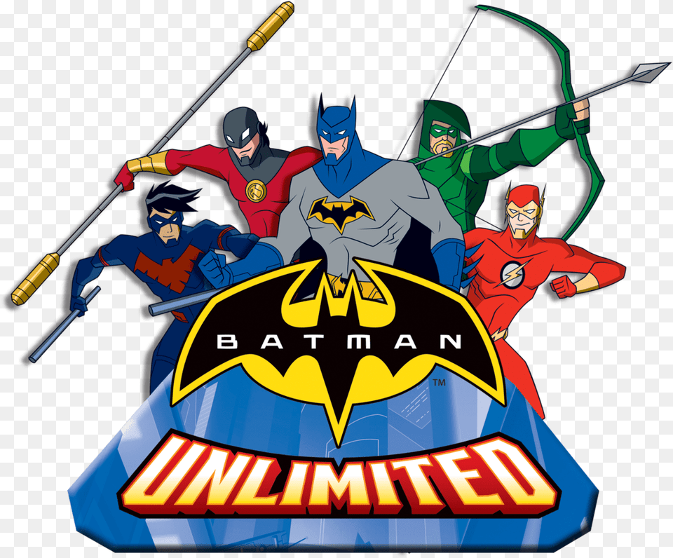 Batman Unlimited Logo Batman Unlimited Season, Adult, Male, Man, Person Free Png