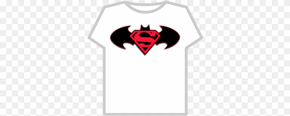 Batman V Superman Dawn Of Justice Trans Roblox Superman Batman, Clothing, T-shirt, Logo, Symbol Free Png