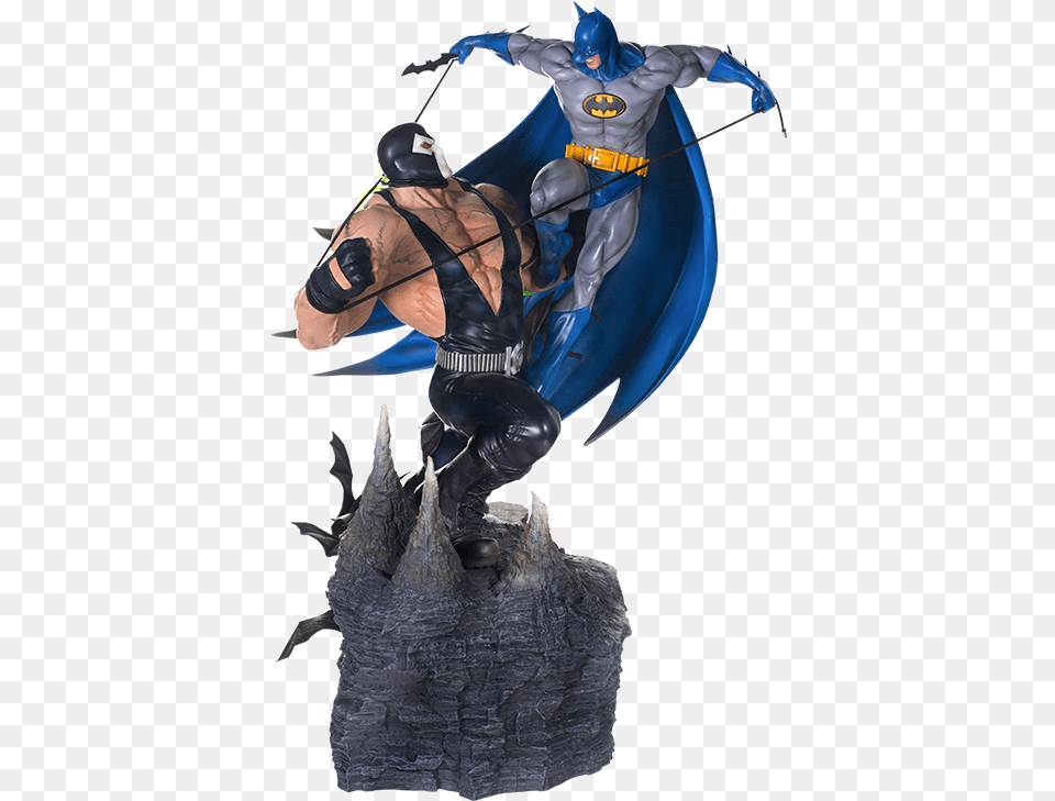 Batman Vs Bane Diorama Batman Vs Bane Statue, Adult, Male, Man, Person Png Image