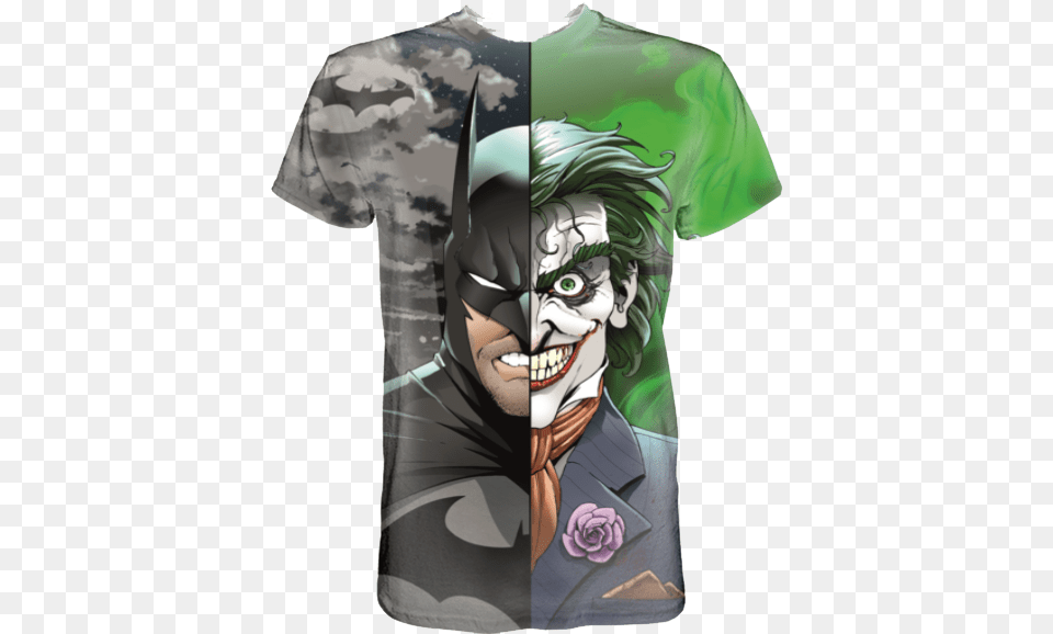 Batman Vs Joker Animado, Clothing, T-shirt, Book, Publication Png Image