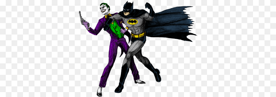 Batman Vs Joker Joker And Batman, Adult, Male, Man, Person Png