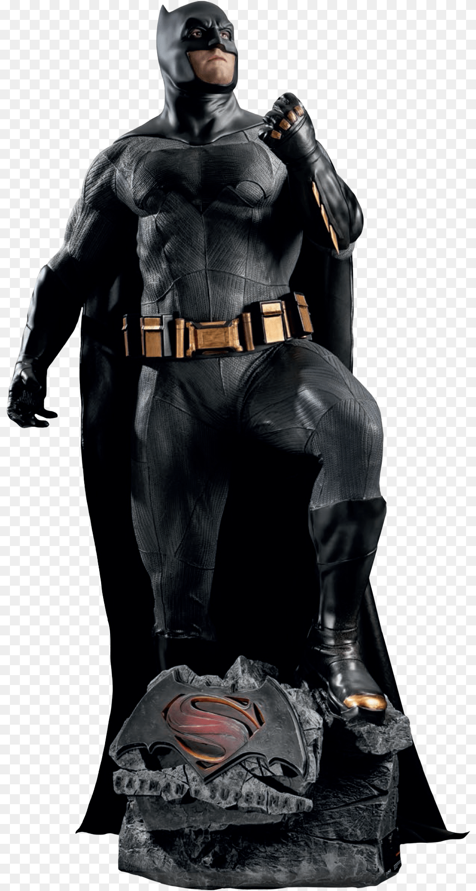 Batman Vs Superman Batman Life Size Statue, Person, Adult, Man, Male Free Png Download