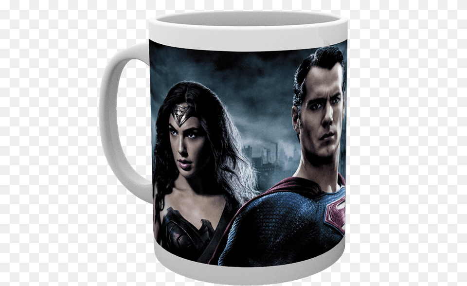 Batman Vs Superman Mug 9cm Tall 8cm Diamete, Adult, Person, Female, Woman Free Png Download