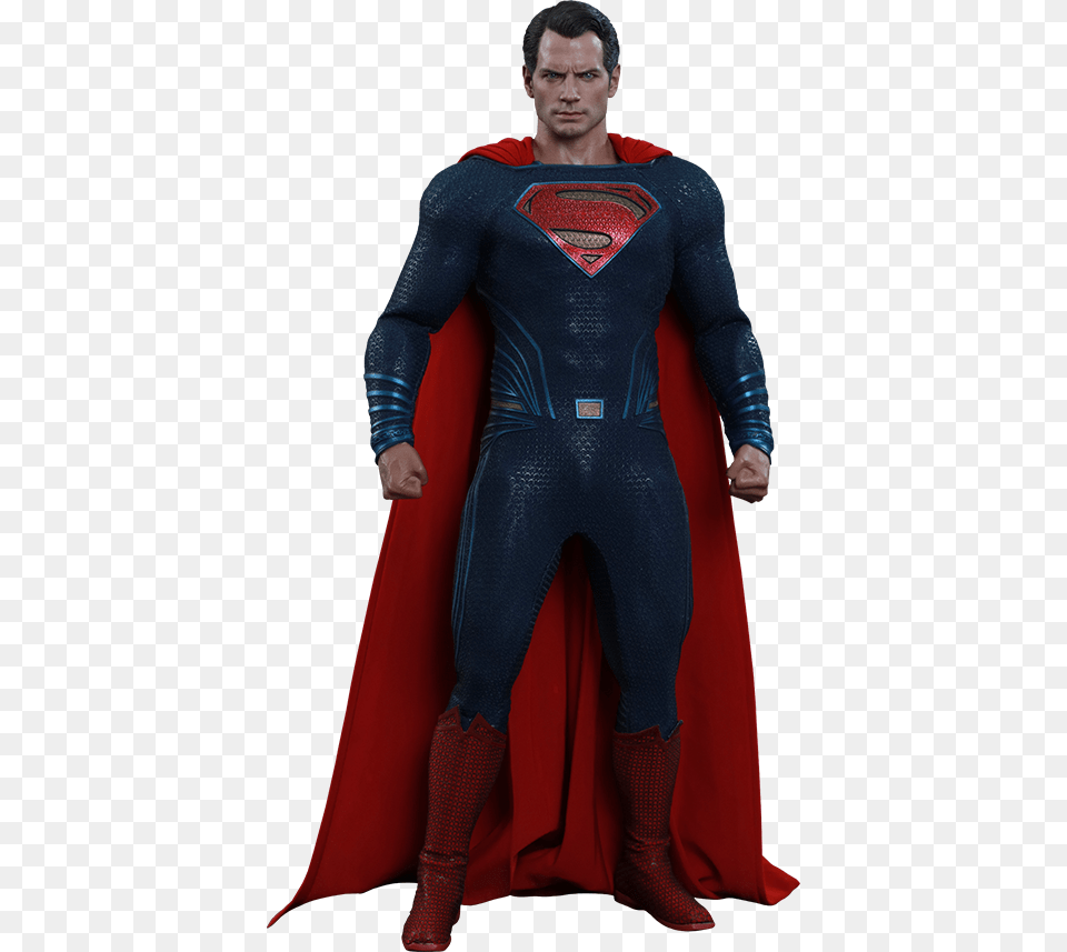 Batman Vs Superman Superman Hot Toys, Cape, Clothing, Costume, Long Sleeve Free Png Download