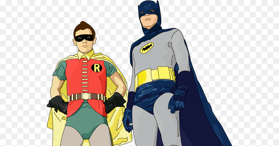 Batman Y Robin, Adult, Male, Man, Person Png Image