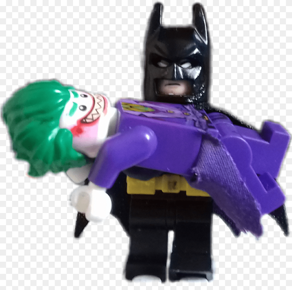 Batmanarkhamcity Arkham City Batman Joker Lego Action Figure, Baby, Person, Face, Head Png Image