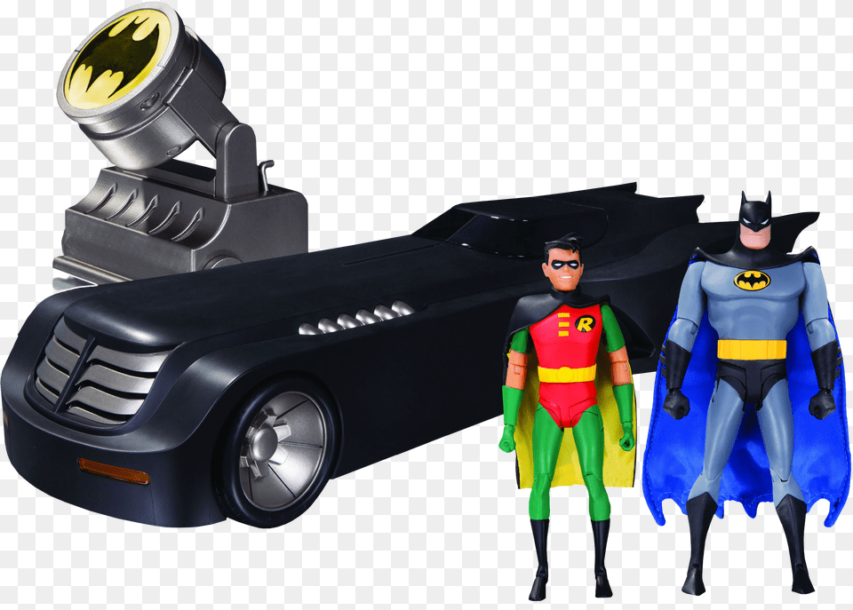 Batmobile Deluxe Action Figure Set Batmobile Dc Collectibles Batman The Animated Series Free Png
