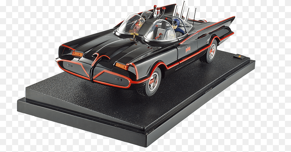 Batmobile Incl 2 Figures Black 1966 118 Batmobile, Alloy Wheel, Vehicle, Transportation, Tire Free Transparent Png