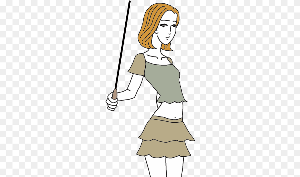 Baton Or Wand Dream Meaning Cartoon, Adult, Female, Person, Woman Png Image
