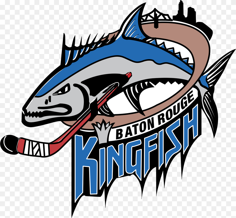 Baton Rouge Kingfish Logo, Animal, Fish, Sea Life, Shark Png