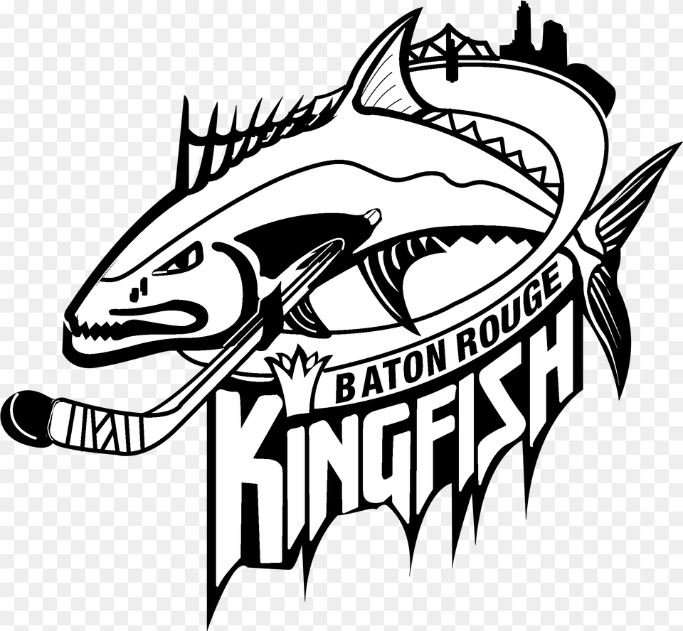 Baton Rouge Kingfish Logo, Animal, Fish, Sea Life, Shark Png