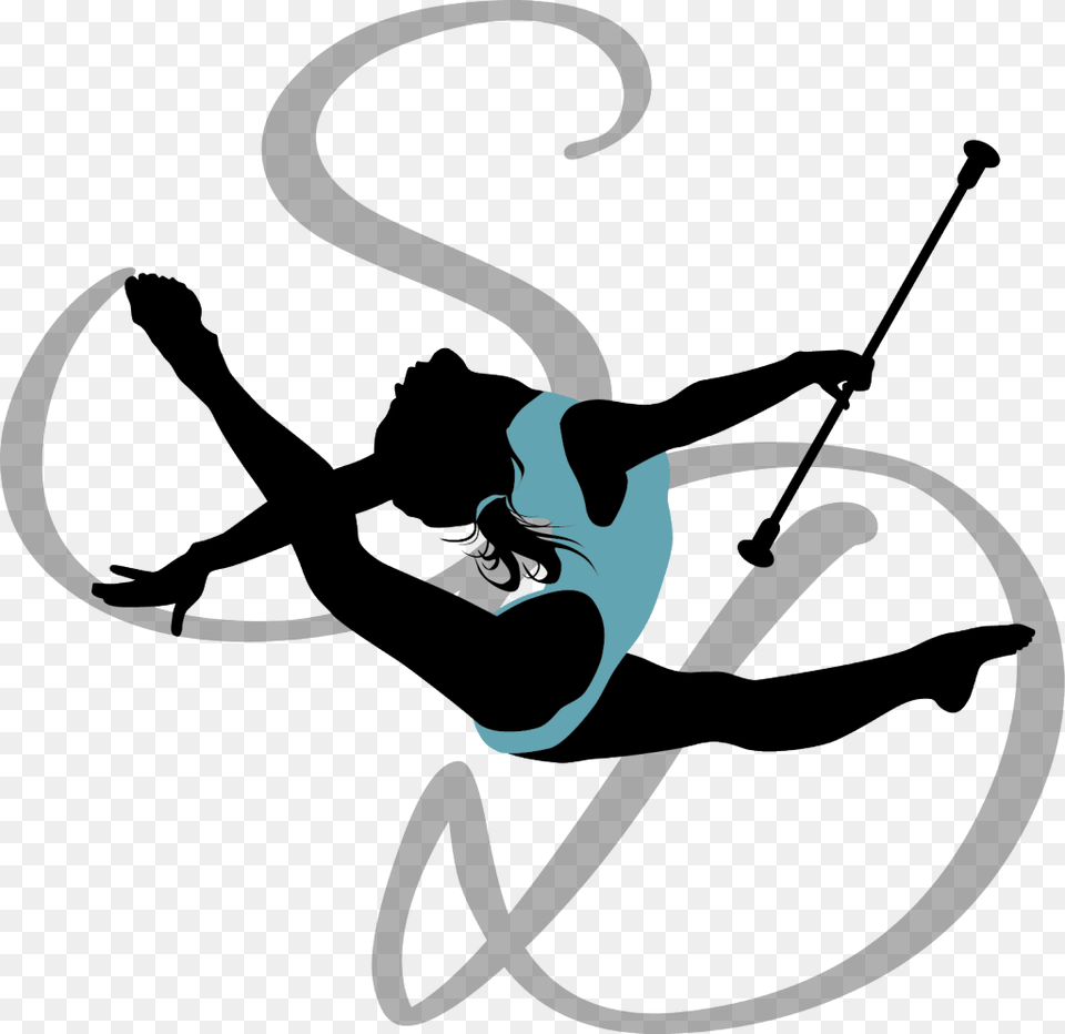 Baton Twirling Majorette The British College Of Stavanger Twirling, Stencil, Person Png Image
