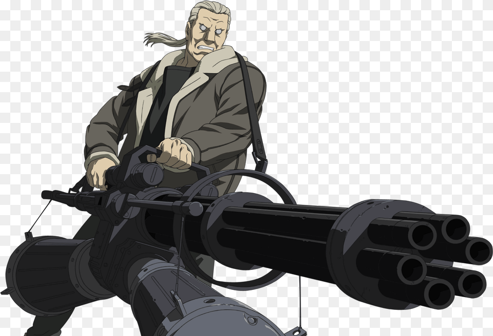 Batou Ghost In The Shell Batou Transparent, Adult, Person, Man, Male Free Png