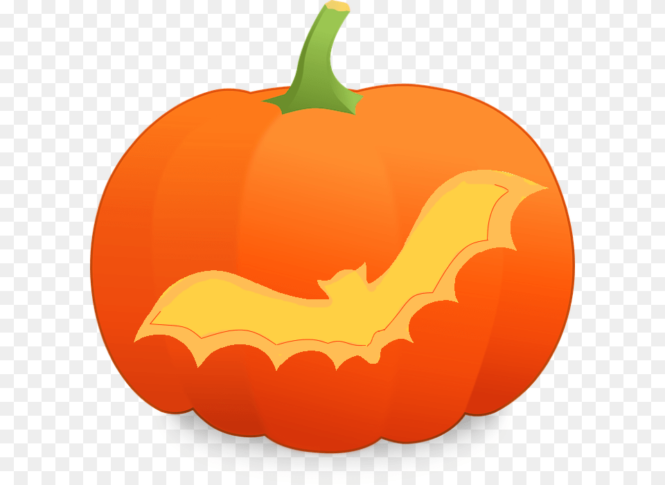 Bats Black And White, Food, Plant, Produce, Pumpkin Free Png