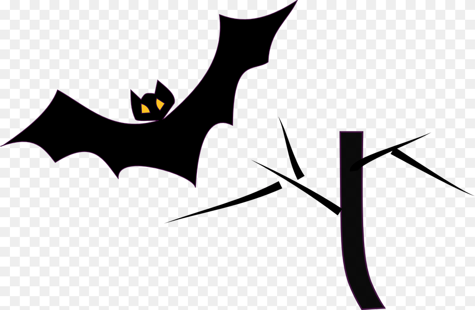 Bats Clipart Black And White, Animal, Mammal, Wildlife Free Transparent Png