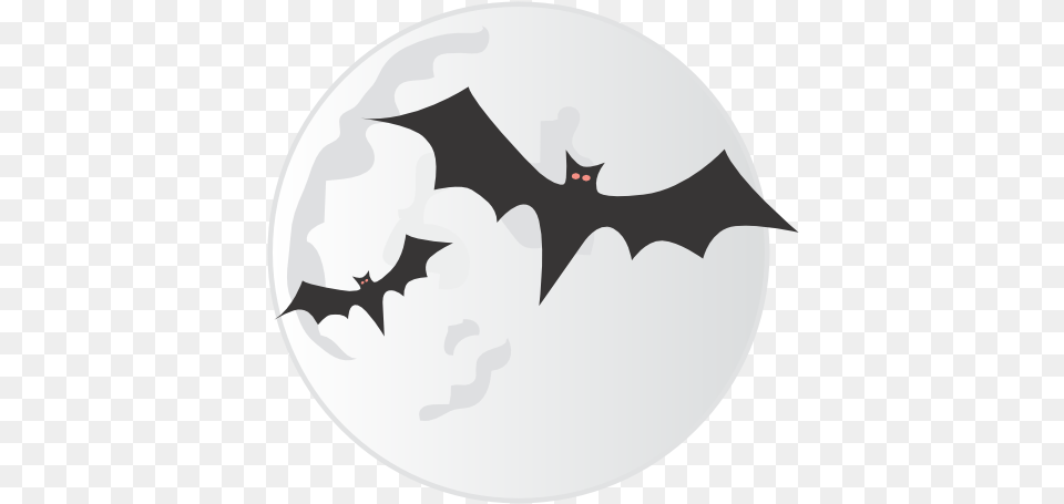 Bats Moon Icon Icon Bats Transparent Background, Logo, Animal, Mammal, Wildlife Png
