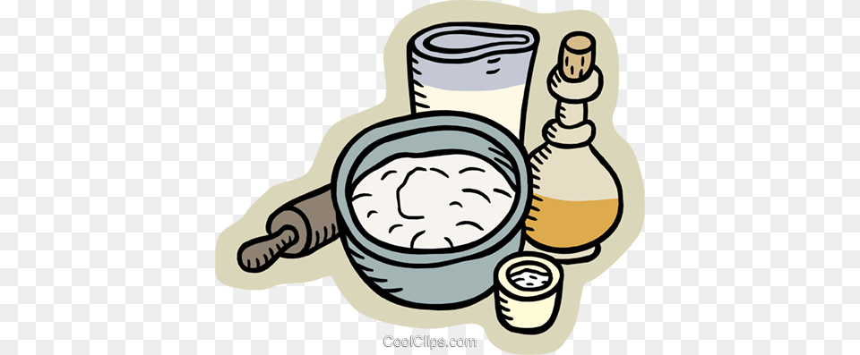 Batter And Ingredients Royalty Vector Clip Art Illustration, Face, Head, Person, Baby Free Png Download